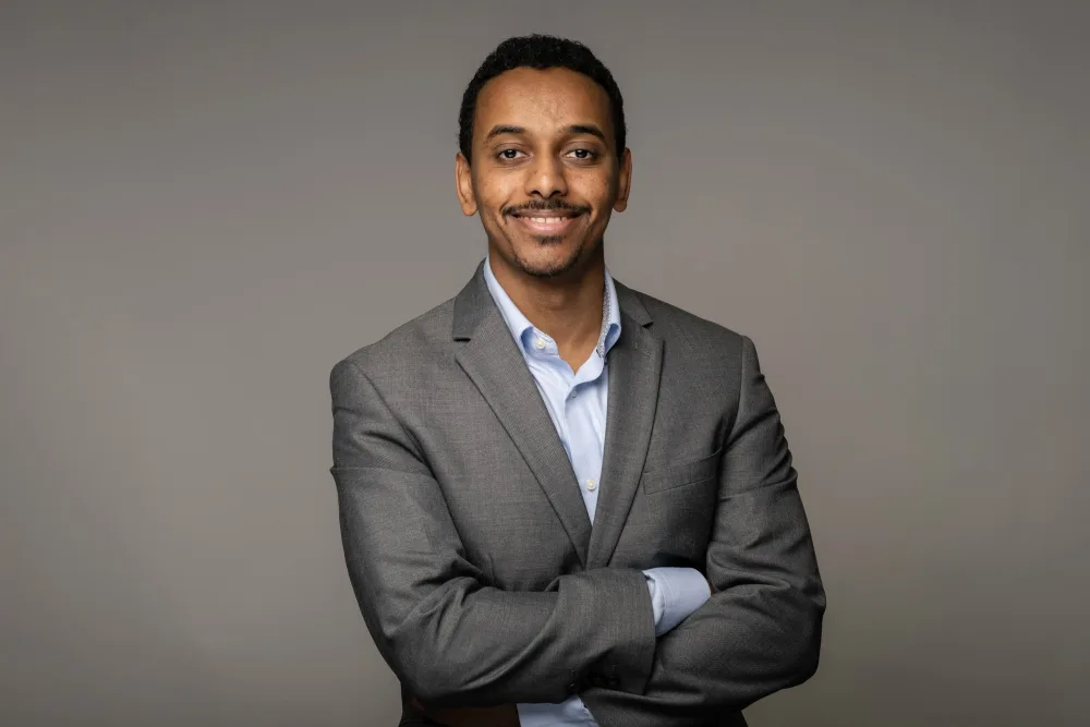Akram Gadir, who runs Websly